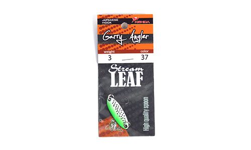 Блесна колеблющаяся Garry Angler Stream Leaf  3.0g. 3 cm. цвет #37 UV - оптовый интернет-магазин рыболовных товаров Пиранья 3