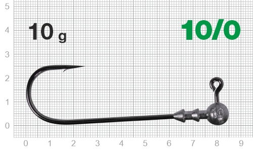 Джигер Nautilus Long Power NLP-1110 hook №10/0 10гр - оптовый интернет-магазин рыболовных товаров Пиранья