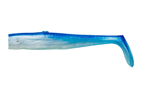 Мягкая приманка Savage Gear Sandeel V2 Tail 125 Blue Pearl Silver, 12.5см, 15г, уп.5шт, арт.72551 - оптовый интернет-магазин рыболовных товаров Пиранья