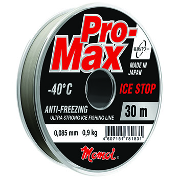 Леска Momoi Pro-Max Ice Stop  0.091мм 1.0кг 30м прозрачная Barrier Pack - оптовый интернет-магазин рыболовных товаров Пиранья