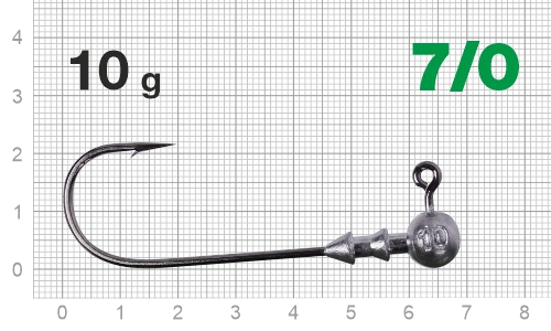 Джигер Nautilus Long Power NLP-1110 hook № 7/0 10гр - оптовый интернет-магазин рыболовных товаров Пиранья