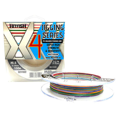  HITFISH  X4 Jigging Series Multicolor d-0,235 16,3 150 #2.0 -  -   
