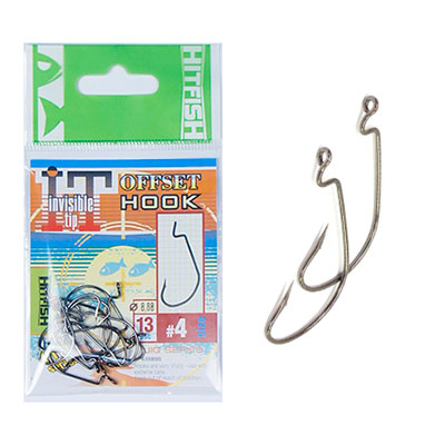   HITFISH Invisible Tip Offset Hook  4/0 -  -   