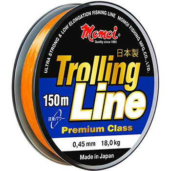Леска Momoi Trolling Line 0.28мм 8.4кг 150м оранжевая - оптовый интернет-магазин рыболовных товаров Пиранья