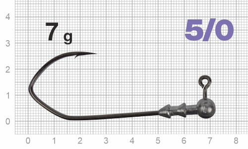 Джигер Nautilus Claw NC-1021 hook №5/0  7гр - оптовый интернет-магазин рыболовных товаров Пиранья
