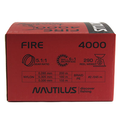 Катушка Nautilus Fire 4000 - оптовый интернет-магазин рыболовных товаров Пиранья 9