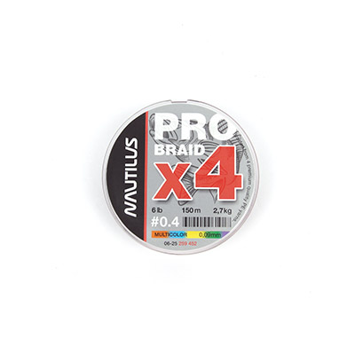 ���� Nautilus Pro Braid X4 Multicolor d-0.10 4.1�� 9lb 150� - ������� ��������-������� ���������� ������� ������� 1