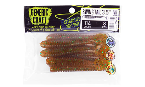   Generic Craft Swing tail 3,5in, 8,8, .114, .8, . 274428 -  -    1