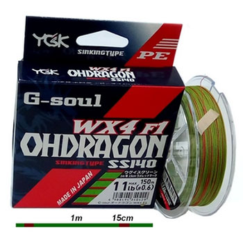  YGK G-Soul Ohdragon WX4  #0.6  5.0 150 -  -   