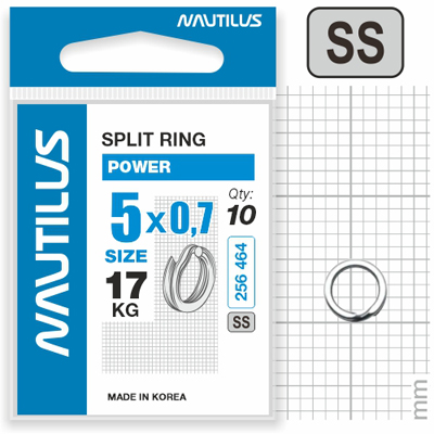  Nautilus   Power split ring 5*0,7  17 -  -   