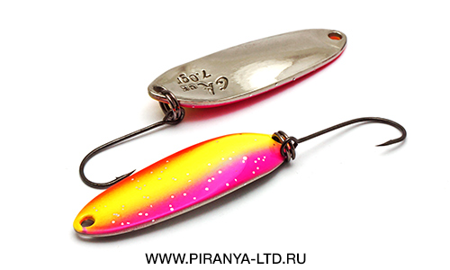 Блесна колеблющаяся Garry Angler Stream Leaf  5.0g. 3.7 cm. цвет  #6 UV - оптовый интернет-магазин рыболовных товаров Пиранья