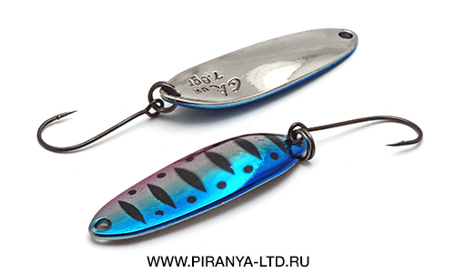 Блесна колеблющаяся Garry Angler Stream Leaf  3.0g. 3 cm. цвет #14 UV - оптовый интернет-магазин рыболовных товаров Пиранья