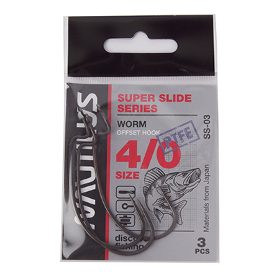   Nautilus Offset Super Slide Series Worm SS-03PTFE 4/0 -  -    2