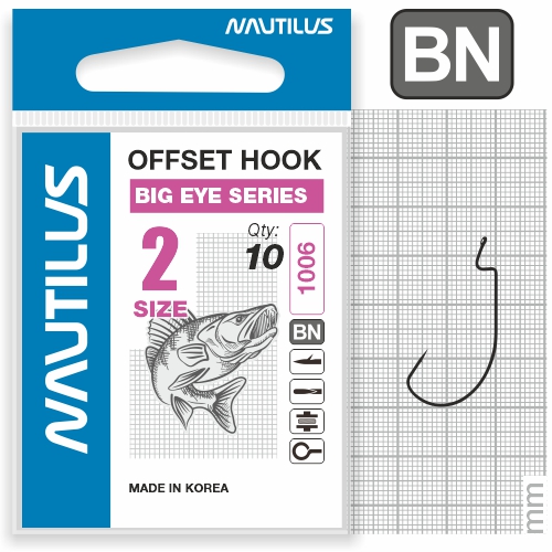   Nautilus Offset Big Eye Series Worm 1006  2 -  -   