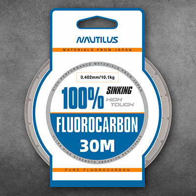 ����� Nautilus Fluorocarbon 100% 0,625��.,18,3��, 30�.clean NEW - ������� ��������-������� ���������� ������� �������