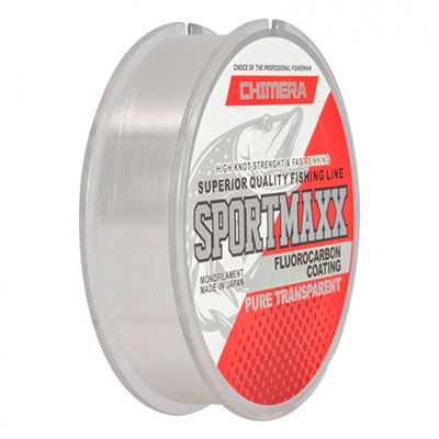 Леска Chimera Sportmaxx Fluorocarbon Coating Pure Transparent 100м #