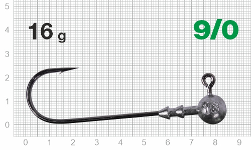 Джигер Nautilus Long Power NLP-1110 hook № 9/0 16гр - оптовый интернет-магазин рыболовных товаров Пиранья