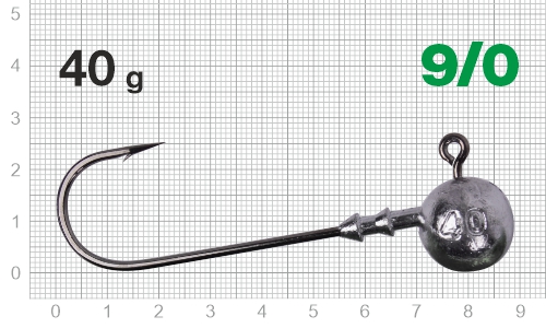 Джигер Nautilus Long Power NLP-1110 hook № 9/0 40гр - оптовый интернет-магазин рыболовных товаров Пиранья