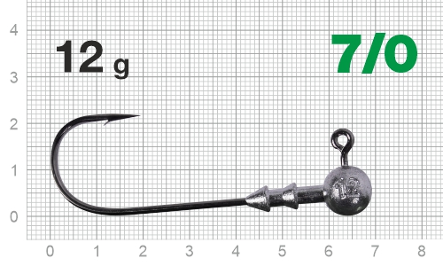 Джигер Nautilus Long Power NLP-1110 hook № 7/0 12гр - оптовый интернет-магазин рыболовных товаров Пиранья