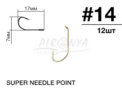  Owner 50458 Tenkara Down w/eye brown 14 -  -   