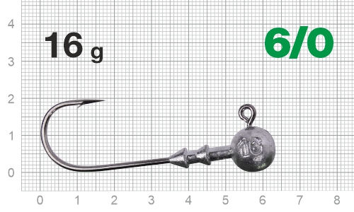 Джигер Nautilus Long Power NLP-1110 hook № 6/0 16гр - оптовый интернет-магазин рыболовных товаров Пиранья