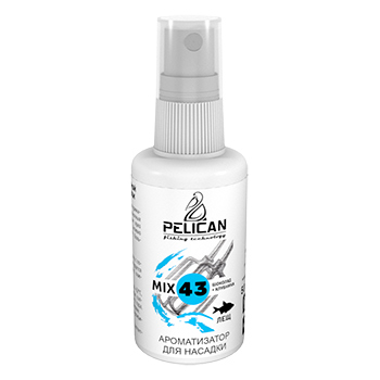Дип-спрей Pelican  Mix 43 Лещ Шоколад+Клубника 50мл - оптовый интернет-магазин рыболовных товаров Пиранья