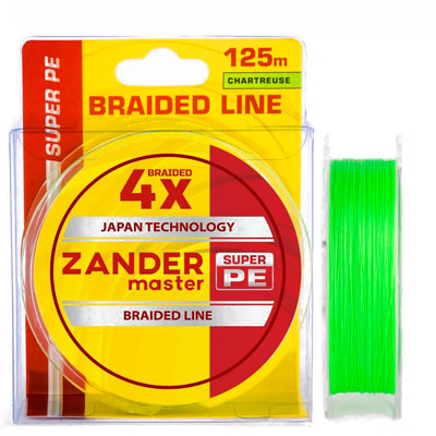  Zander Master Braided Line 4x 0.10 4.23 125  -  -   