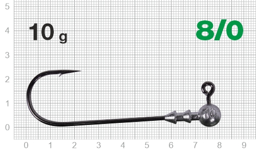 Джигер Nautilus Long Power NLP-1110 hook № 8/0 10гр - оптовый интернет-магазин рыболовных товаров Пиранья