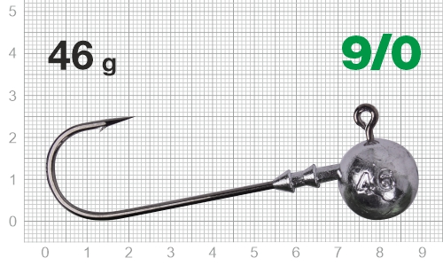 Джигер Nautilus Long Power NLP-1110 hook № 9/0 46гр - оптовый интернет-магазин рыболовных товаров Пиранья