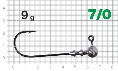 Джигер Nautilus Long Power NLP-1110 hook № 7/0  9гр - оптовый интернет-магазин рыболовных товаров Пиранья