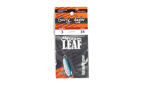  Garry Angler Stream Leaf  3.0g. 3 cm.  #34 UV -  -    3
