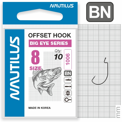   Nautilus Offset Big Eye Series Worm 1006     8 -  -   