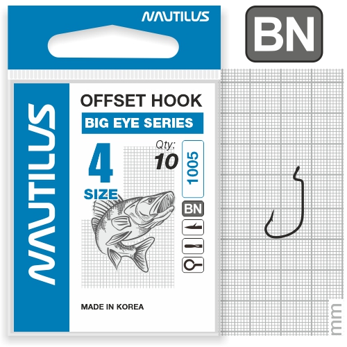   Nautilus Offset Big Eye Series Worm 1005   4 -  -   