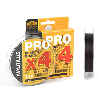 ���� Nautilus Pro Feeder Braid Black d-0.10 4.1�� 9lb 150� - ������� ��������-������� ���������� ������� �������