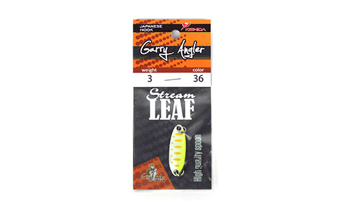   Garry Angler Stream Leaf 10.0g. 5 cm.  #36 UV -  -    3