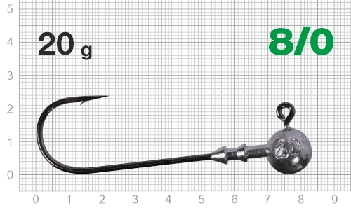 Джигер Nautilus Long Power NLP-1110 hook № 8/0 20гр - оптовый интернет-магазин рыболовных товаров Пиранья