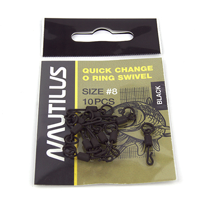     Nautilus Quick Change O Ring Swivel # 8 -  -    1