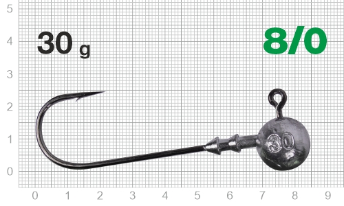 Джигер Nautilus Long Power NLP-1110 hook № 8/0 30гр - оптовый интернет-магазин рыболовных товаров Пиранья