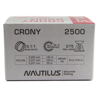 Катушка Nautilus Crony 2500 - оптовый интернет-магазин рыболовных товаров Пиранья 9