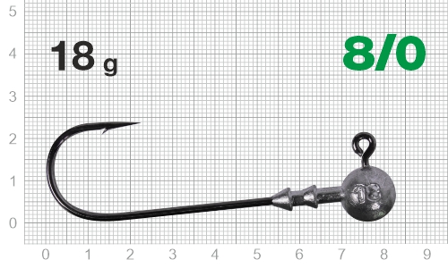 Джигер Nautilus Long Power NLP-1110 hook № 8/0 18гр - оптовый интернет-магазин рыболовных товаров Пиранья