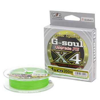  YGK Real Sports G-Soul X4 Upgrade  #0.25  2,27 200 -  -   