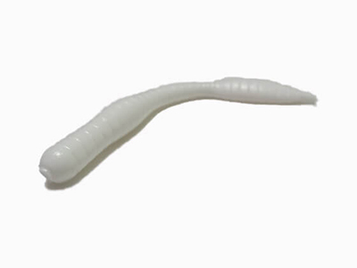   TroutMania Fat Worm 3,0", 7,62, 1,8, .002 White (Cheese), .6 -  -   