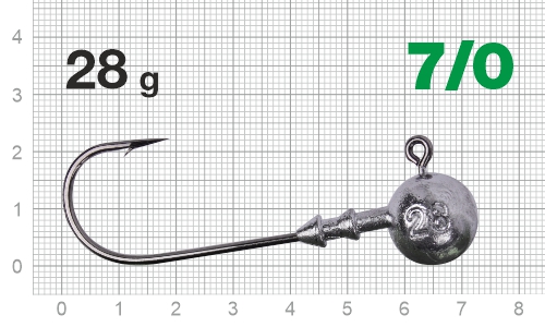 Джигер Nautilus Long Power NLP-1110 hook № 7/0 28гр - оптовый интернет-магазин рыболовных товаров Пиранья