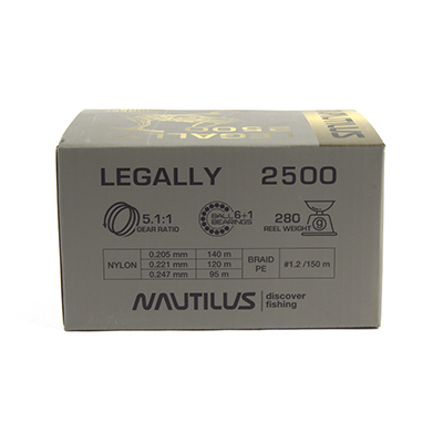  Nautilus Legally 2500* -  -    10