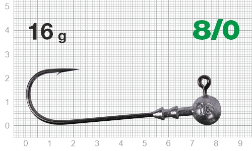 Джигер Nautilus Long Power NLP-1110 hook № 8/0 16гр - оптовый интернет-магазин рыболовных товаров Пиранья