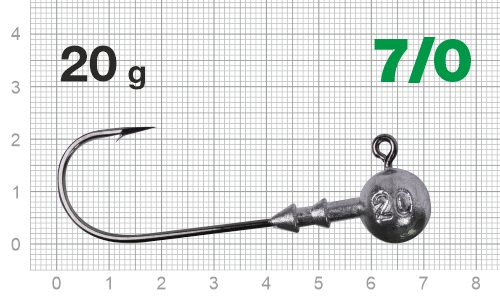 Джигер Nautilus Long Power NLP-1110 hook № 7/0 20гр - оптовый интернет-магазин рыболовных товаров Пиранья