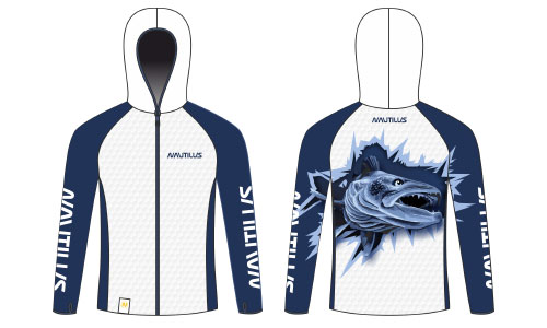    Nautilus Fish . white -.   M -  -   