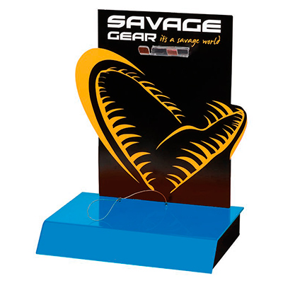 Стенд настольный для катушки Savage Gear SG Salt Counter Display, арт.77508(74695) - оптовый интернет-магазин рыболовных товаров Пиранья