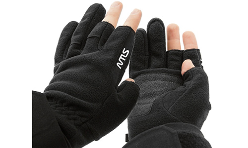  NTLS Fleece gloves windproof   . dark blue -.  M/L -  -   