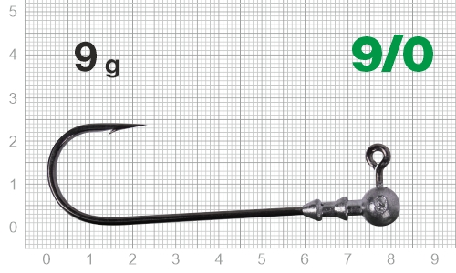 Джигер Nautilus Long Power NLP-1110 hook № 9/0  9гр - оптовый интернет-магазин рыболовных товаров Пиранья